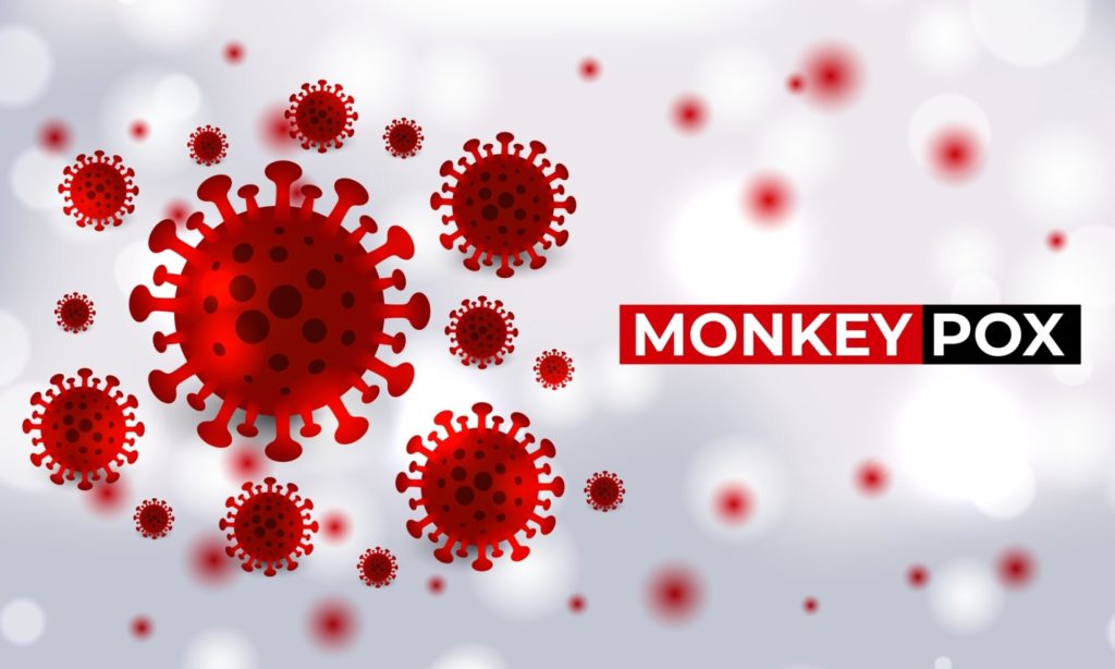 Monkeypox,Virus,Cells,Outbreak,Medical,Banner.,Monkeypox,Virus,Cells,On
